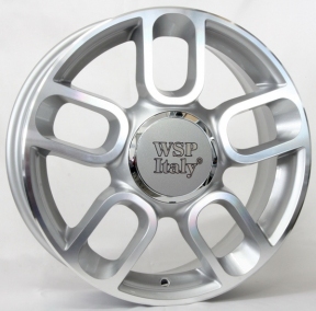 Литые диски WSP Italy Fiat 500 Diamante‎ W156 R15 W6.0 PCD4x98 ET35 Silver Shine