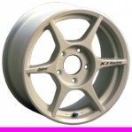 Литые диски Kosei K1 Racing R15 W7.0 PCD4x100 ET38 Silver