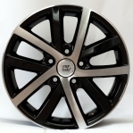 Литые диски WSP Italy Volkswagen Rheia W460 R16 W6.5 PCD5x112 ET54 Glossy Black Polished