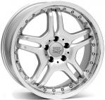 Литые диски WSP Italy Mercedes AMG II Venice W728 R17 W8.0 PCD5x112 ET35 Silver Polished Lip