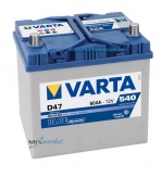 Аккумулятор Varta Blue dynamic 60Ah 540A (560 410 054) D47