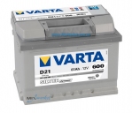 Аккумулятор Varta Silver dynamic 61Ah 600A (561 400 060) D21