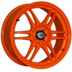 Литые диски Kosei K1 R17 W7.0 PCD5x100/114.3 ET42 Neon Orange